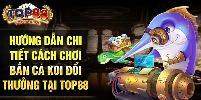 Hướng dẫn chi tiết cách chơi bắn cá koi đổi thưởng tại Top88